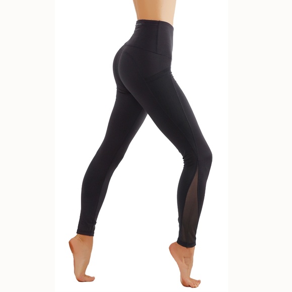 Deep side pockets workout leggings Black - Picture 4 of 6